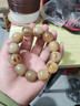 晶宇祥天然西藏牦牛角手串桶珠藏式血絲花牛角骨圓珠文玩手串 圓珠20mm 曬單實(shí)拍圖