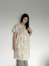 棉綢睡裙女夏薄款2025新款睡衣韓版甜美少女網(wǎng)紅家居外穿裙子QM 白底彩花2301 均碼 (90-140斤內穿) 曬單實(shí)拍圖