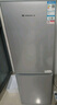 上菱183升雙開門冰箱小型出租房2-3人用 出租屋家用兩門二門小戶型雙門電冰箱以舊換新BCD-183D 曬單實(shí)拍圖