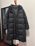 坦博爾【反季爆款】熱賣連帽羽絨服女中長款加厚保暖上衣外套TBF530780J 黑色 155/80A 曬單實拍圖