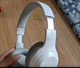 聯(lián)想（Lenovo）【熱銷(xiāo)100萬(wàn)件】頭戴式無(wú)線(xiàn)藍牙耳機電競游戲有線(xiàn)兩用重低音樂(lè )運動(dòng)降噪通用蘋(píng)果小米手機 TH10米白 曬單實(shí)拍圖