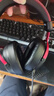 iKF V11 Pro7.1四模無(wú)線(xiàn)游戲耳機頭戴式7.1環(huán)繞音效藍牙有線(xiàn)電競專(zhuān)用三角洲FPS無(wú)畏契約辨位 黑紅色 曬單實(shí)拍圖