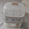 小熊（Bear）煮蛋器 蒸蛋器 多功能迷你電蒸鍋小型2-3人用 單雙層早餐神器雞蛋羹一體機一人用ZDQ-D12R3 曬單實(shí)拍圖
