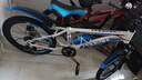 鳳凰（Phoenix）兒童自行車(chē)山地車(chē)男女學(xué)生腳踏車(chē)6-15歲童車(chē) 霸道 白藍色 20寸 曬單實(shí)拍圖