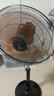 鉆石牌（DIAMOND） 工業(yè)風(fēng)扇落地扇家用立式電風(fēng)扇大風(fēng)力搖頭強力電扇客廳商用工廠(chǎng)車(chē)間鋁葉商業(yè)風(fēng)扇 HF-1802金色五葉 推薦大廳/車(chē)間 曬單實(shí)拍圖