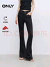 ONLY2025秋季新款萊卡復古修身高腰喇叭褲牛仔褲女|125132084 J19 黑牛仔 M M標準褲長 曬單實拍圖