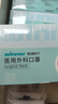 穩健醫用外科口罩一次性醫用口罩成人兒童透氣防過(guò)敏防飛沫防塵棉里層 4盒成人款藍色 50只/盒 曬單實(shí)拍圖