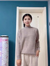 金兔上海品牌100%加厚純羊毛衫女半高領(lǐng)保暖毛衣純色內(nèi)搭針織打底衫 駝色 【100純羊毛/送運(yùn)費(fèi)險(xiǎn)】 L 【建議105-120斤】 曬單實(shí)拍圖