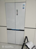 美的（Midea）M60小機皇541雙系統純平全嵌Pro除菌十字四開(kāi)門(mén)一級無(wú)霜國家補貼家用電冰箱MR-541WUSPZE云朵 曬單實(shí)拍圖