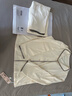 ubras25年新品睡衣女流光出游情侶家居服7A抗菌緞面帶胸墊男 【帶杯】短袖短褲女-蜜罐熊熊（黃） M 曬單實(shí)拍圖