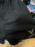 維動(dòng)鞋子男男鞋夏季籃球短褲男不過(guò)膝美式速干三四分褲跑步健身寬松透 黑色速干短褲VD 3XL 曬單實(shí)拍圖