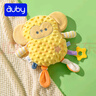 澳貝（auby）嬰幼兒玩具豆豆絨小兔子毛絨安撫玩偶可入口水巾哄睡+牙膠啃咬 曬單實(shí)拍圖