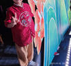 萌乎千山漢服男童春秋長(cháng)袖唐裝國風(fēng)兒童新中式褲子套裝紅色僅上衣120 曬單實(shí)拍圖