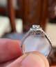I Do專(zhuān)柜正品lDO1克拉鉆戒Pt950鉑金純愛(ài)心款求婚結婚訂婚鉆石戒指女1克拉 顏色D色/凈度VVS/切工3EX12號 曬單實(shí)拍圖