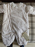 戴維貝拉新生兒衣服爬服保暖冬裝拜年女寶夾棉嬰兒連體衣哈衣 曬單實(shí)拍圖