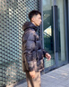 雪中飛2025冬新款連帽羽絨服男士百搭氣質(zhì)休閑泡芙時(shí)尚保暖冬裝 黑色|8056 L 175/92A 曬單實(shí)拍圖