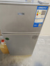 奧克斯小冰箱家用小型迷你冷藏冷凍兩用出租房宿舍用節能省電寢室辦公室電冰箱 【升級凈化去味】30A146DW銀【節能省電】 曬單實(shí)拍圖
