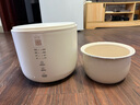 olayks立時(shí) 電飯煲家用2-3人陶瓷釉球釜內膽米飯鍋多功能不沾煮粥湯電飯鍋小型2升帶蒸籠OLK-20C 曬單實(shí)拍圖