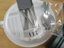 食品泡面碗宿舍學(xué)生帶蓋不銹鋼泡方便面可瀝水湯盆食堂打飯專用 17cm【奶白色】帶蓋泡面碗+餐具 曬單實(shí)拍圖