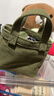 無(wú)印良品（MUJI）迷你帆布托特包新款小包包 卡其綠 迷你包 實(shí)用大氣 曬單實(shí)拍圖