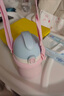 FGA富光兒童保溫杯寶寶幼兒園吸管鴨嘴學(xué)飲杯316L不銹鋼喝水壺杯子粉 曬單實(shí)拍圖