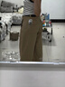 優(yōu)衣庫女裝針織廓形長(cháng)褲/休閑褲彎刀鐮刀褲子加長(cháng)款477345 483723/32深米色 L 曬單實(shí)拍圖