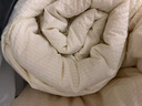 南極人（NanJiren）棉被子冬天被褥被芯大豆被子宿舍單人1.5米x2米大豆纖維被子四季 米白【A類(lèi)原棉提花大豆被】 150*200cm約4斤【細膩親膚云感體驗】 曬單實(shí)拍圖