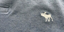 ABERCROMBIE & FITCH【經(jīng)典小麋鹿】男裝25夏季美式通勤POLO衫短袖T恤KI124-5182 藍灰色 M (180/100A) 曬單實(shí)拍圖