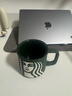 星巴克（Starbucks）墨綠色女神款陶瓷馬克杯辦公室咖啡杯子320ml男女生生日禮物 曬單實(shí)拍圖