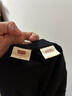 Levi's李維斯情侶美式寬松印花時(shí)尚簡(jiǎn)約舒適潮流純棉圓領(lǐng)短袖T恤 黑色 002A0-0001 M 曬單實(shí)拍圖
