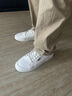 意爾康男鞋休閑鞋新款運動(dòng)板鞋超輕套腳免系帶百搭平底潮鞋子 米白 41  曬單實(shí)拍圖