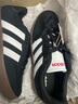 adidas「T頭鞋」BARREDA休閑板鞋德訓鞋男女阿迪達斯官方輕運動(dòng) 黑色/白色/樹(shù)脂黃   42 曬單實(shí)拍圖