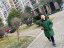 木木屋（mumuwu）品牌童裝男童外套秋冬兒童棉服東北軍大衣加厚保暖中大童棉衣冬裝 軍綠色 140 適合130-140cm年齡9-10歲 曬單實(shí)拍圖