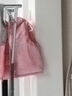 兒童棉馬甲男女童保暖連帽中大童加厚背心寶寶外穿套校服坎肩百搭 粉色 130 曬單實(shí)拍圖