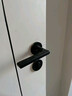 名門(mén)靜音臥室門(mén)鎖室內家用衛生間浴室房間簡(jiǎn)約木門(mén)把手黑色通用分體鎖 【四重靜音】啞黑-預計10日后發(fā)貨 通用型 曬單實(shí)拍圖