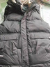 啄木鳥(niǎo)棉馬甲男士背心秋冬季2025新款保暖連帽外穿坎肩外套男 黑色 XL 曬單實(shí)拍圖