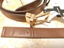 蔻馳（COACH）【品牌直供】男女同款針扣雙面腰帶25MM棕黃色CX057 曬單實(shí)拍圖
