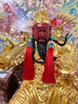 圓通春秋關(guān)公像臺灣全銅彩繪貼金聚寶盆關(guān)公財神像招財擺件 聚寶盆坐像關(guān)公（銅貼金） 30厘米 曬單實(shí)拍圖