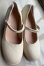 爾山集法式瑪麗珍2024年春夏季新款女鞋仙女優(yōu)雅一字帶粗跟高跟鞋小皮鞋 杏色 36 曬單實(shí)拍圖