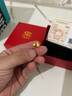 周大生18K金項(xiàng)鏈女款彩金鎖骨O字素鏈生日禮物送女生 約0.8g 45cm 曬單實(shí)拍圖