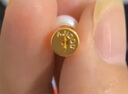 AJIDOU阿吉豆耳釘S925淡水珍珠耳飾輕奢小眾高級感簡(jiǎn)約時(shí)尚禮盒生日禮物 曬單實(shí)拍圖