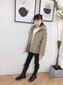 G.DUCKKIDS小黃鴨女童外套秋冬裝新款韓版兒童工裝派克服3-14歲小女孩棉服 深卡其布色 160 曬單實(shí)拍圖