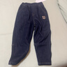 馬騎頓（MQD）MQD男童運動(dòng)休閑冬季加絨潮流寬松牛仔褲 深牛仔藍 120  曬單實(shí)拍圖