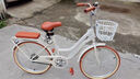 飛鴿（FLYING PIGEON）兒童自行車(chē)7-12歲自行車(chē)兒童單車(chē)小孩自行車(chē)成人通勤車(chē)自行車(chē)學(xué)生 標配奶油黃|單速|(zhì)輻條輪+禮包 26寸適合160-185cm 曬單實(shí)拍圖