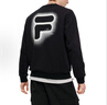 FILA FUSION斐樂(lè)潮牌情侶套頭衛(wèi)衣2025秋新款休閑寬松舒適針織上衣 正黑色-BK L 175/96A/L 曬單實(shí)拍圖