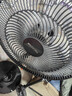 美菱（MeiLing）電風(fēng)扇家用落地扇輕音風(fēng)扇客廳臥室大風(fēng)量廣角搖頭臺式風(fēng)扇節能低噪臺地兩用 黑色升級機械款【升級7葉3檔加高加大】 曬單實(shí)拍圖
