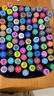 Touchcolor80色軟頭專(zhuān)業(yè)馬克筆套裝雙頭油性水彩筆畫(huà)筆文具繪畫(huà)美術(shù)生專(zhuān)用六一兒童節禮物送女生男孩 曬單實(shí)拍圖