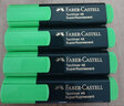 輝柏嘉（Faber-castell）德國(guó)輝柏嘉熒光筆重點(diǎn)標(biāo)記筆記號(hào)筆黃色 綠色（1支） 曬單實(shí)拍圖
