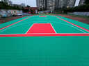 利德（LIDE）戶(hù)外懸浮地板籃球場(chǎng)地墊室外運動(dòng)地板幼兒園地墊高彈軟塑J5升級款 曬單實(shí)拍圖
