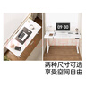 黑白調電動(dòng)升降桌電腦桌實(shí)木國家補貼書(shū)桌電競桌子辦公學(xué)習家用N1白1.2m 曬單實(shí)拍圖